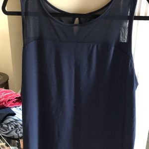 Lane Bryant Navy dressy Tank Top